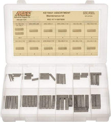 Value Collection - Key & Keyway Assortments Type: Keyway Maintenance Kit Number of Pieces: 58 - Benchmark Tooling