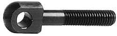 Gibraltar - 3/8-16, 2" Thread Length, 3/8" Hole Diam, Steel, Swing Bolt - Black Oxide Finish, Grade 1045, 1/2" Head Thickness, 3-1/2" Hole Center to End - Benchmark Tooling