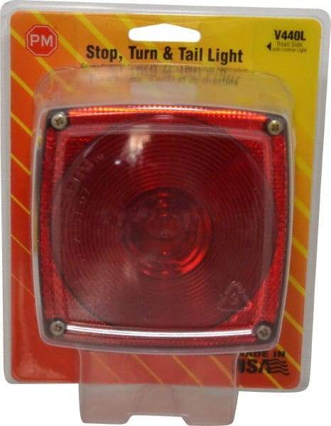 Peterson - 4-1/2" Long x 4-1/2" Wide Red Towing Lights - 12 Volt, Plastic - Benchmark Tooling