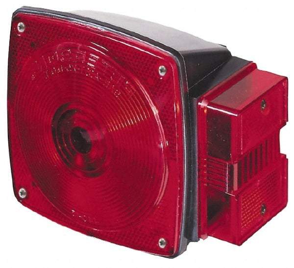 Peterson - 4-1/2" Long x 4-1/2" Wide Red Towing Lights - 12 Volt, Plastic - Benchmark Tooling