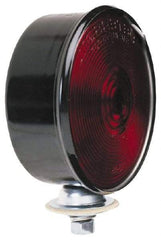 Peterson - 4-1/4" Diam, Red Lens & Reflector - Plastic - Benchmark Tooling