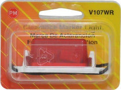 Peterson - 2-3/4" Long x 1" Wide, Red Lens & Reflector - Plastic, 12 Volt - Benchmark Tooling