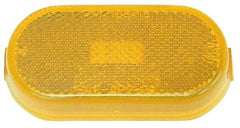 Peterson - 4-1/8" Long x 2" Wide, Amber Lens & Reflector - Plastic, 12 Volt - Benchmark Tooling