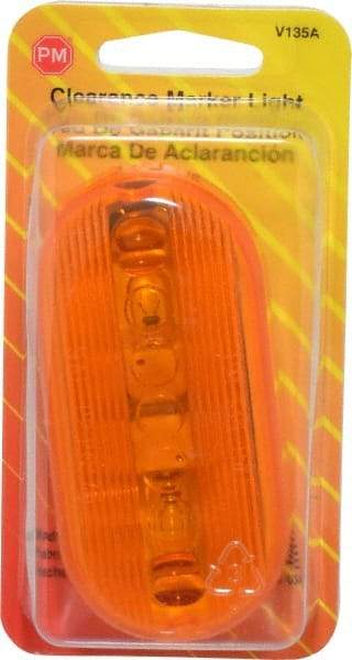 Peterson - 4-1/8" Long x 2" Wide, Amber Lens & Reflector - Plastic, 12 Volt - Benchmark Tooling