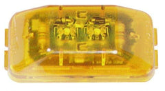 Peterson - 2-7/8" Long x 1-1/2" Wide, Amber Lens & Reflector - Plastic, 12 Volt - Benchmark Tooling