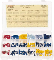 Value Collection - 175 Piece, Electrical Terminal Fastener Kit - Benchmark Tooling