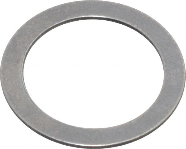 Precision Brand - 0.015" Thick, 5/16" Inside x 0.424" OD, Shortening Shim - 5/16" Screw, 1075 Spring Steel - Benchmark Tooling