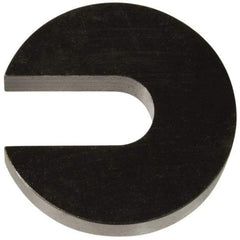 Gibraltar - 5/8" Bolt, 3/8" Thick, Black Oxide Finish, Case Hardened Steel C Washer - Grade 12L14, 21/32" Inside & 2-1/8" OD - Benchmark Tooling