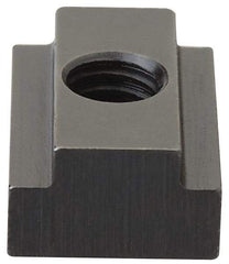 Gibraltar - 7/8-9 Tapped Through T Slot Nut - 1-5/16" Slot Width, 2 x 15/16" Base Width x Height, 2 x 1-1/4" OAL x Height - Benchmark Tooling