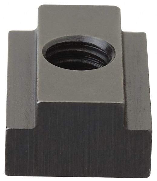 Gibraltar - 1-8 Blind Tapped T Slot Nut - 1-1/16" Slot Width, 1-5/8 x 11/16" Base Width x Height, 2 x 1-1/8" OAL x Height - Benchmark Tooling