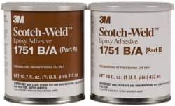 3M - 16 oz Can Two Part Epoxy - 45 min Working Time, 2,000 psi Shear Strength, Series 1751 - Benchmark Tooling