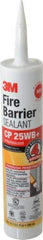 3M - 10.1 oz Cartridge Red Acrylic & Latex Caulk - -20 to 180°F Operating Temp, 10 min Tack Free Dry Time, Series CP 25WB - Benchmark Tooling