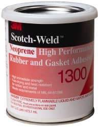 3M - 16 oz Can Yellow Butyl Rubber Joint Sealant - 300°F Max Operating Temp, 4 min Tack Free Dry Time, Series 1300 - Benchmark Tooling