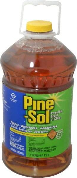 Pine-Sol - 144 oz Bottle All-Purpose Cleaner - Liquid, Disinfectant, Pine - Benchmark Tooling