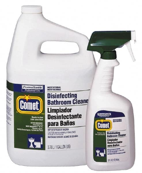 Comet USA LLC - 1 Gal Jug Liquid Bathroom Cleaner - Citrus Scent, Disinfectant, General Purpose Cleaner - Benchmark Tooling