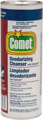 Comet USA LLC - 21 oz Can Powder Bathroom Cleaner - Bleach Scent, General Purpose Cleaner - Benchmark Tooling