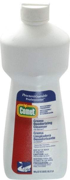 Comet USA LLC - 32 oz Bottle Liquid Bathroom Cleaner - Bleach Scent, Disinfectant, General Purpose Cleaner - Benchmark Tooling