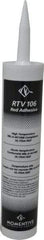 Momentive Performance Materials - 10 oz Cartridge Red RTV Silicone Joint Sealant - 500°F Max Operating Temp, 20 min Tack Free Dry Time, 24 hr Full Cure Time, Series RTV100 - Benchmark Tooling