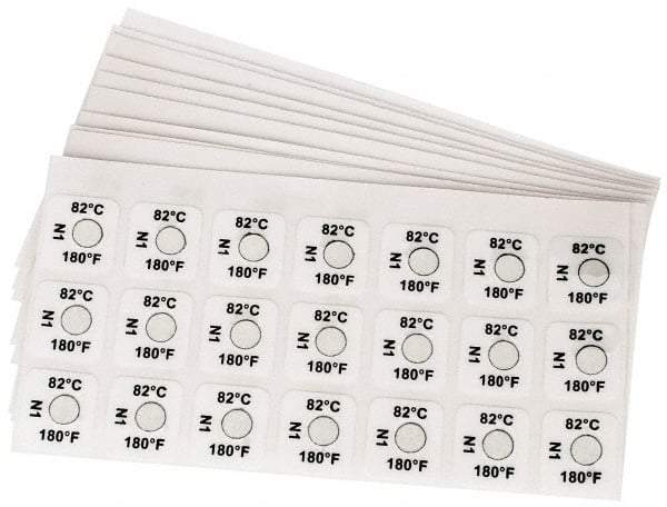 Tempil - 38°C Temp Indicating Label - 1 Rating - Benchmark Tooling