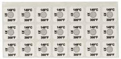 Tempil - 149°C Temp Indicating Label - 1 Rating - Benchmark Tooling