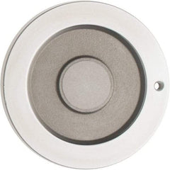 Value Collection - 4", 3 Spoke Straight Handwheel - 1.2" Hub, Aluminum, Chrome Plated Finish - Benchmark Tooling