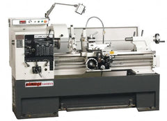 Vectrax - 14" Swing, 39-5/16" Between Centers, 220 Volt, Triple Phase Engine Lathe - 7MT Taper, 5 hp, 20 to 2,500 RPM, 2" Bore Diam, 45" Deep x 68" High x 90" Long - Benchmark Tooling