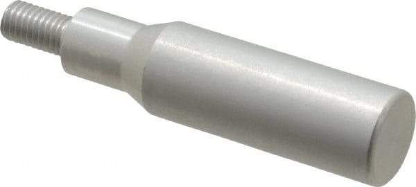 Value Collection - M8x1.25 Threaded Stem, Fixed Handwheel & Machine Handle - Aluminum Cylindrical Handle, Steel Stem - Benchmark Tooling