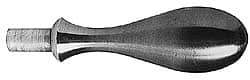 Gibraltar - 1/2" Press Fit Stem, Revolving Handwheel & Machine Handle - Carbon Steel Bulb Shape Handle, 15/16" Long Carbon Steel Stem, 5-1/8" OAL - Benchmark Tooling