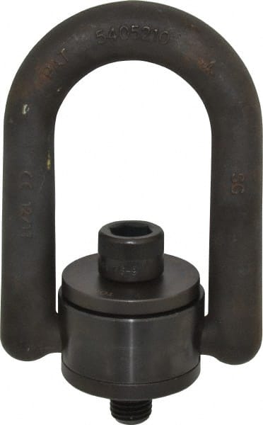 American Drill Bushing - 8,000 Lbs. Load Capacity, 5.1 Inch Wide x 7.37 Inch High x 3.32 Inch Opening, Extra Duty Center Pull Hoist Ring - Exact Industrial Supply