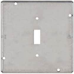 Cooper Crouse-Hinds - Electrical Outlet Box Steel Square Surface Cover - Benchmark Tooling