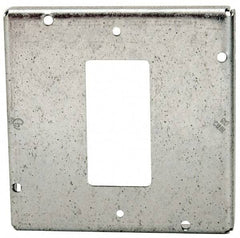 Cooper Crouse-Hinds - Electrical Outlet Box Steel Square Surface Cover - Benchmark Tooling