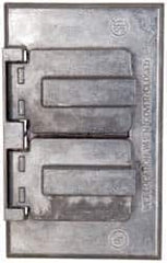 Cooper Crouse-Hinds - Electrical Outlet Box Aluminum Weatherproof Cover - Includes Gasket - Benchmark Tooling