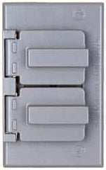 Cooper Crouse-Hinds - Electrical Outlet Box Aluminum Weatherproof Cover - Includes Gasket - Benchmark Tooling