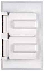 Cooper Crouse-Hinds - Electrical Outlet Box Aluminum Weatherproof Cover - Includes Gasket - Benchmark Tooling