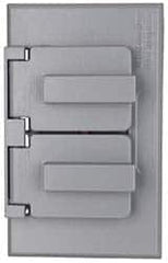 Cooper Crouse-Hinds - Electrical Outlet Box Aluminum Weatherproof Cover - Includes Gasket - Benchmark Tooling