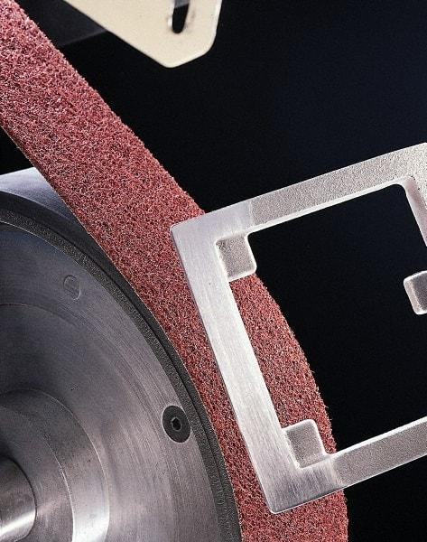 3M - 1" Wide x 42" OAL, Aluminum Oxide Abrasive Belt - Aluminum Oxide, Very Fine, Nonwoven, Series SC-BL - Benchmark Tooling