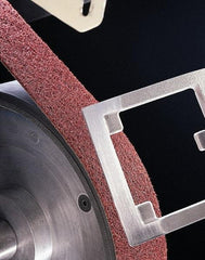 3M - 4" Wide x 90" OAL, Aluminum Oxide Abrasive Belt - Aluminum Oxide, Very Fine, Nonwoven, Series SC-BL - Benchmark Tooling