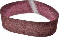 3M - 4" Wide x 36" OAL, Aluminum Oxide Abrasive Belt - Aluminum Oxide, Medium, Nonwoven, Series SC-BS - Benchmark Tooling