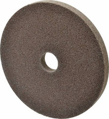 3M - 6" Diam, 1/2" Face Width, 1" Center Hole, Fine Grade, Aluminum Oxide Deburring Wheel - Unitized, Medium Density 5 Grade, 7,500 RPM - Benchmark Tooling