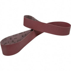 3M - 6" Wide x 108" OAL, 80 Grit, Aluminum Oxide Abrasive Belt - Aluminum Oxide, Coated, Cloth Backing, Series 340D - Benchmark Tooling