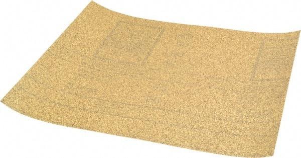 3M - 80 Grit, Aluminum Oxide Sanding Sheet - 11" Long x 9" Wide, Medium Grade, A Weighted Paper Backing - Benchmark Tooling