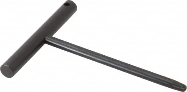 Gibraltar - 3/16" Pin Diam x 3" Pin Length, Steel T Alignment Pin - 5/16" Handle Diam x 2-1/2" Handle Length - Benchmark Tooling