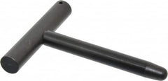 Gibraltar - 1/2" Pin Diam x 4" Pin Length, Steel T Alignment Pin - 5/8" Handle Diam x 3-1/2" Handle Length - Benchmark Tooling