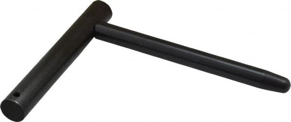 Gibraltar - 3/8" Pin Diam x 4" Pin Length, Steel L Alignment Pin - 1/2" Handle Diam x 3-1/2" Handle Length - Benchmark Tooling