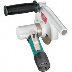 Dynabrade - 4-1/2" Wheel Diam, 20,000 RPM, Pneumatic Cutoff & Cutoff-Grinder Tool - Right Angle Handle, 1/4 NPT Inlet - Benchmark Tooling