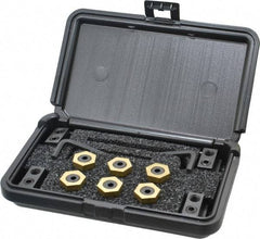 Mitee-Bite - 12 Piece Fixture Clamp T-Slot Kit with 7/8" Step Block, 9/16" T-Slot, 3/8-16 Stud Thread - 1/4" Nut Width - Benchmark Tooling