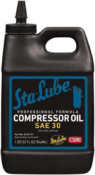 CRC - Bottle, ISO 100, SAE 30W, Air Compressor Oil - Benchmark Tooling