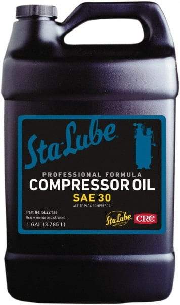 CRC - 1 Gal Bottle, ISO 100, SAE 30W, Air Compressor Oil - Benchmark Tooling