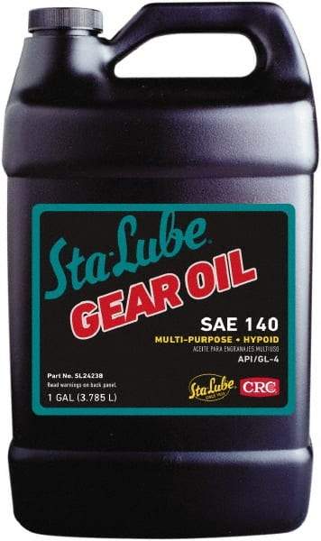 CRC - 1 Gal Bottle, Mineral Gear Oil - 27.5 St Viscosity at 100°C, ISO 460 - Benchmark Tooling