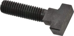 Gibraltar - 1/2-13, 1-1/2" Thread Length, 5/8" Slot Width, Black Oxide, Steel Rotary T Slot Bolt - 2" Length Under Head, Grade 5, 1-1/8" Head Width x 11/32" Head Height - Benchmark Tooling
